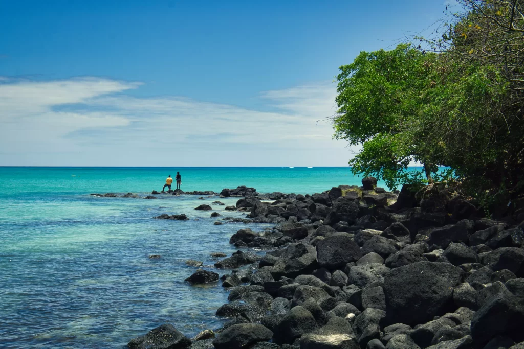 La Cuvette Beach in Mauritius