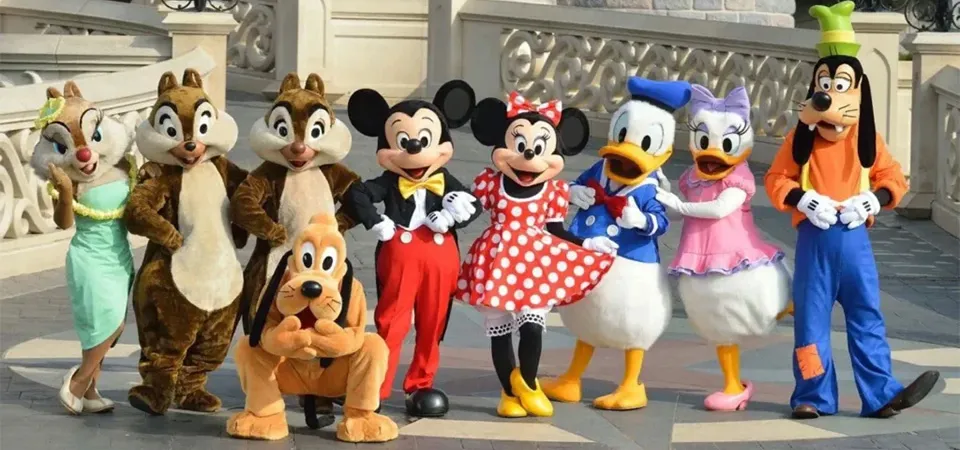 Characters at Disneyland Paris
